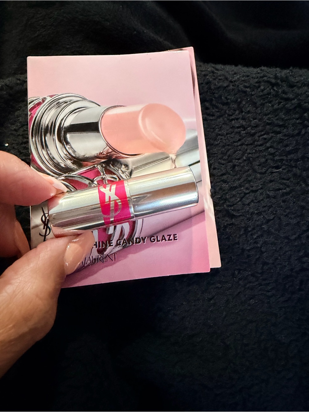YSL LoveShine Candy Glaze Lip Gloss in shade Healthy Glow Plumper New trial size - Picture 3 of 4